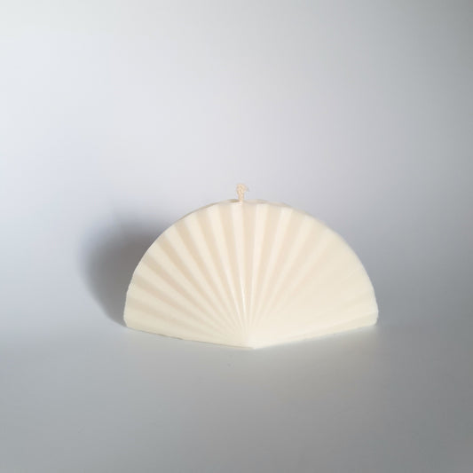 Origami shell candle